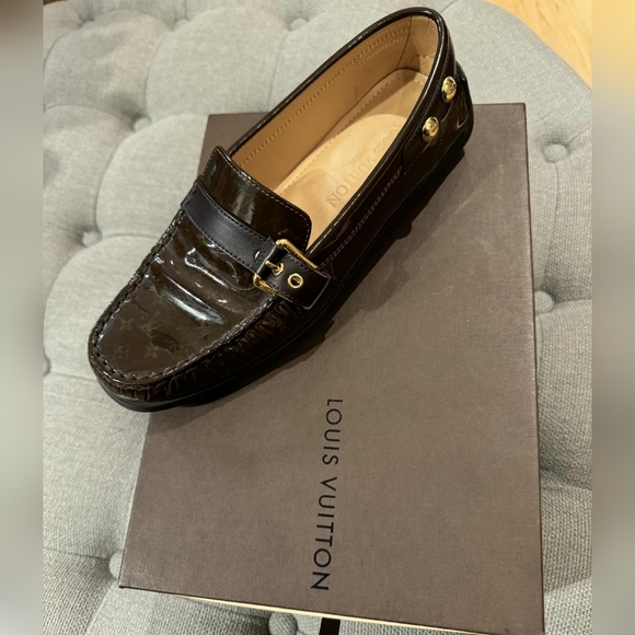 Louis Vuitton Men's Brown Loafers Size 36.5 - Picture 1 of 8
